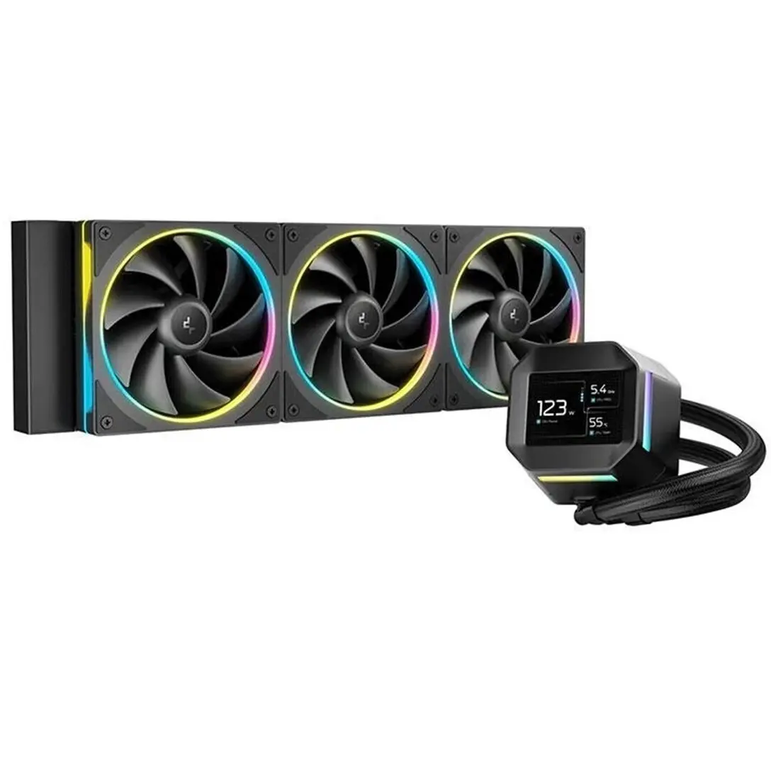WATERCOOLING DEEPCOOL LM360 ARGB BLACK LCD